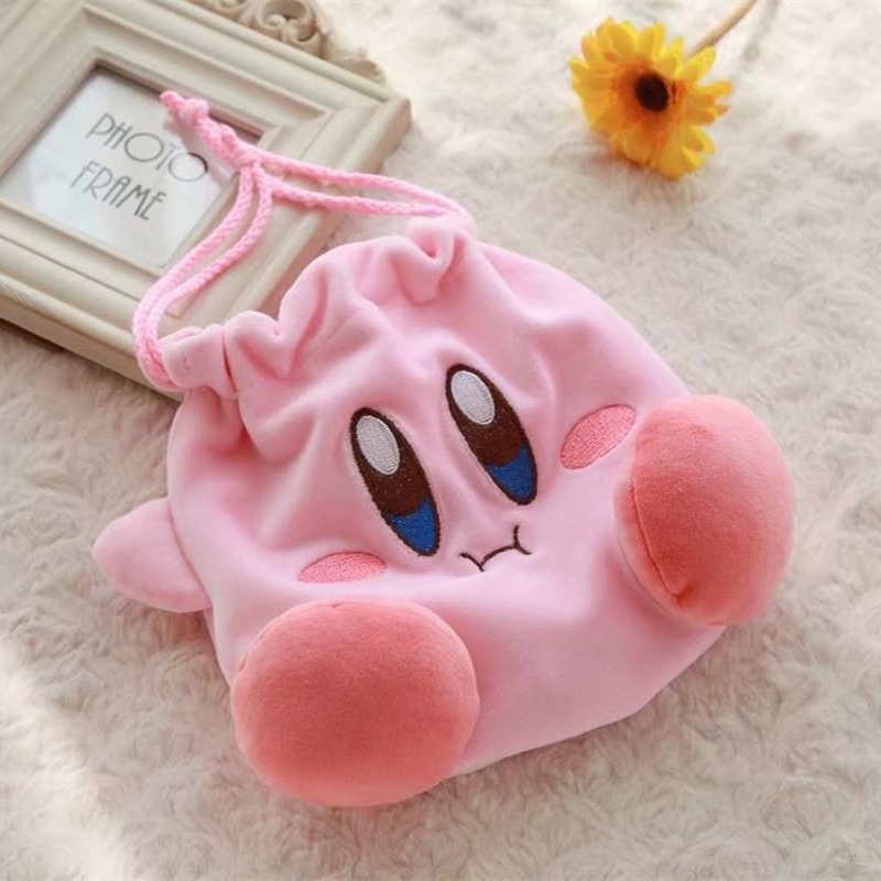 Women Bags Purses - カービィの収納袋女性漫画アニメフィギュア化粧バッグかわいいバンドルポケットピンクファッション化粧品バッグかわいい小銭入れギフト