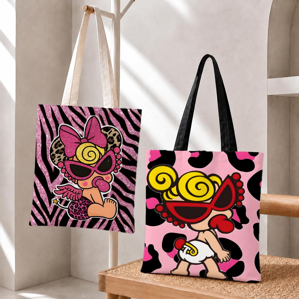 Women Bags Branded - ブランドM-Mini H-Hysteric収納バッグ、折りたたみ式キャンバストートバッグ、女性用再利用可能なファッショナブルなショッピングバッグ