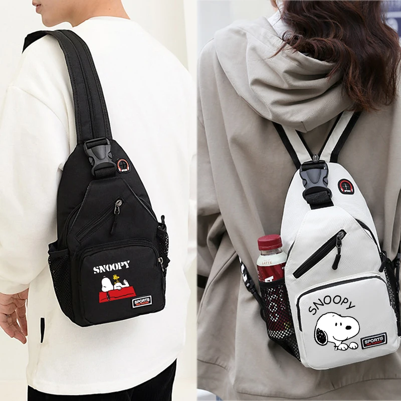 Women'S Bags Going Out - スヌーピーバッグチェストパック女性男性の韓国語版クロスボディバッグアウトドア子供スポーツカジュアルスリングバックパックトレンドギフト