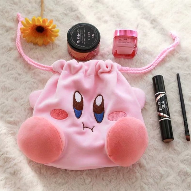 カービィの収納袋女性漫画アニメフィギュア化粧バッグかわいいバ - Women Bags Purses のレビューと価格