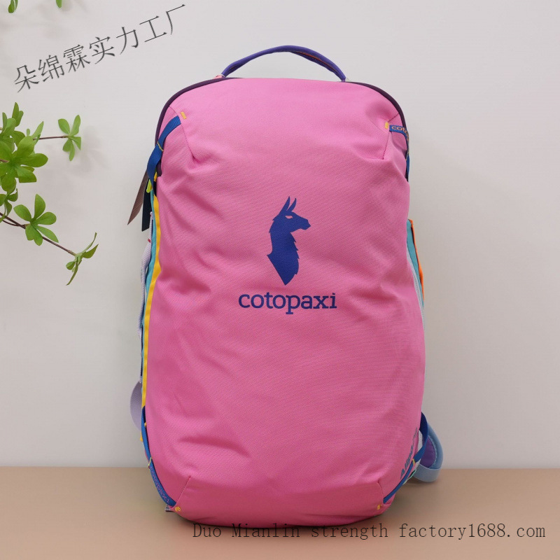 防水カラーブロックバックパック男性女性大容量旅行バッグアウト - Women'S Bags Going Out のレビューと価格