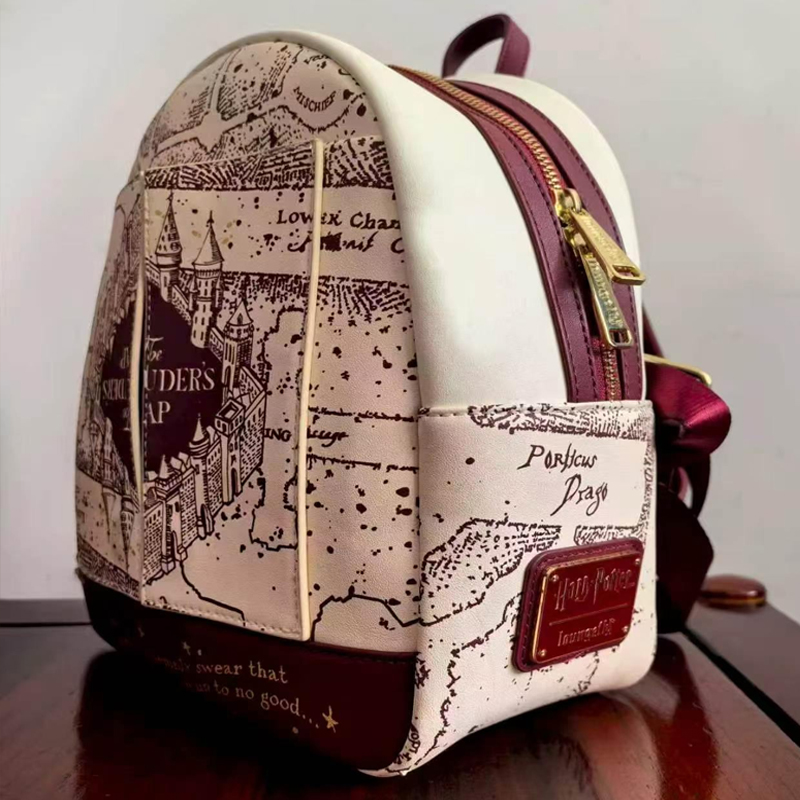 ハリー・ポッター地図柄プリントコスプレ女性用ダブルストラップ - Women Bags Purses のレビューと価格