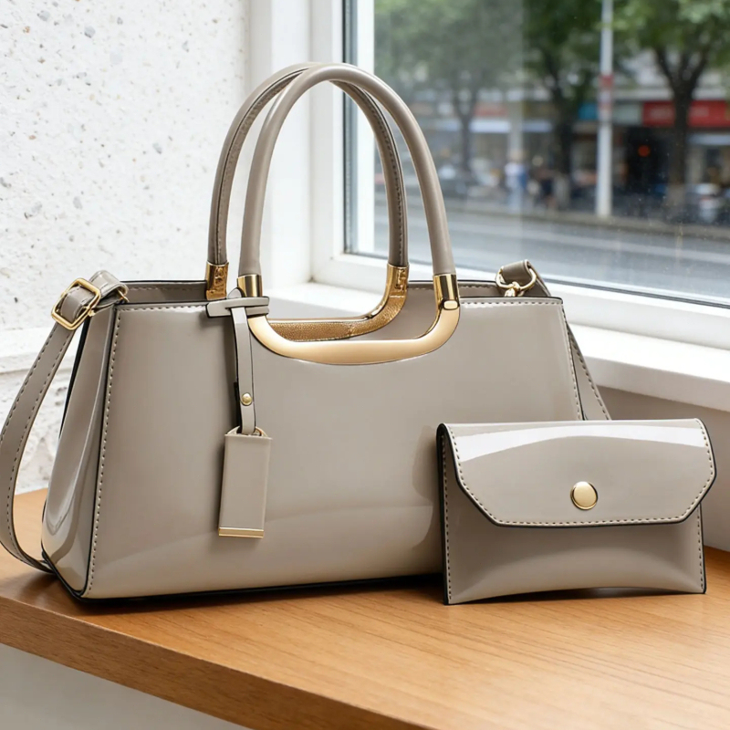 レディースハンドバッグセット、軽量高級PU素材クロスボディシ - Women'S Crossbody Bags のレビューと価格