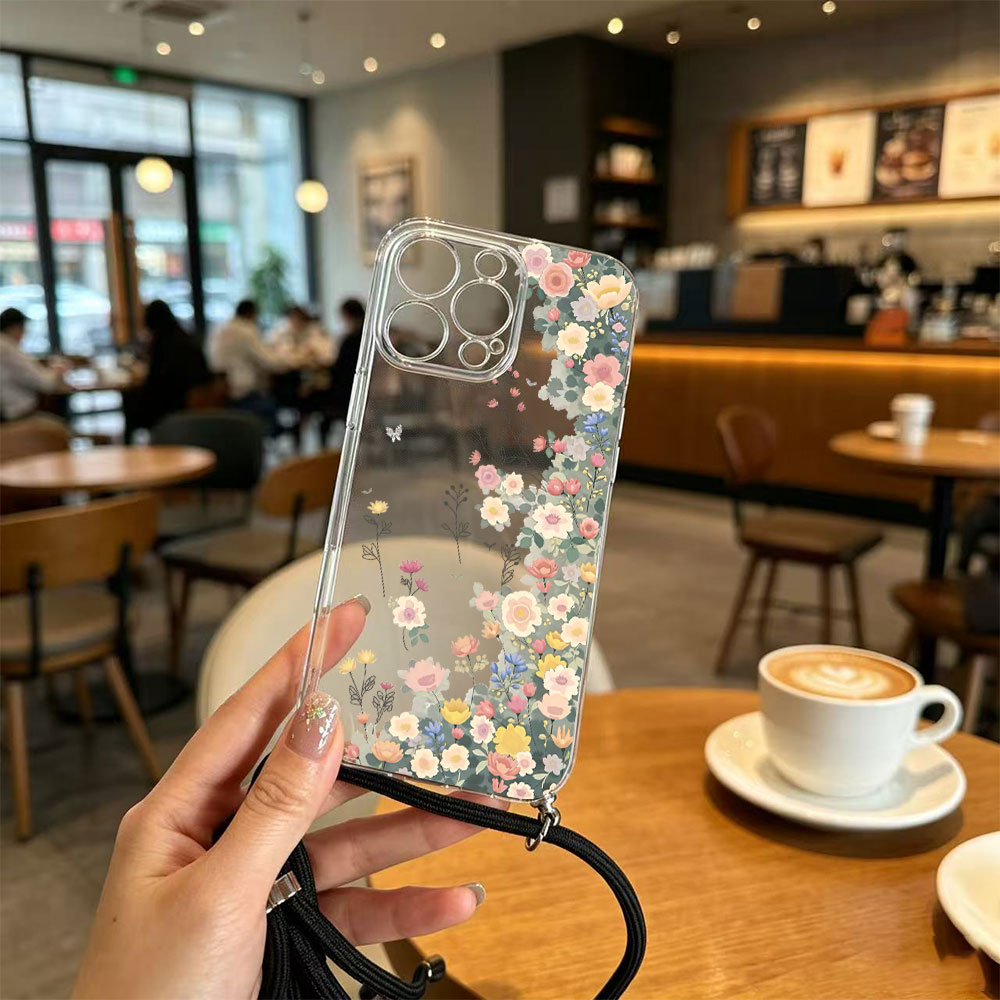 クロスボディランヤードストラップ付きスマホケース iPhon - Phone Bag Crossbody のレビューと価格