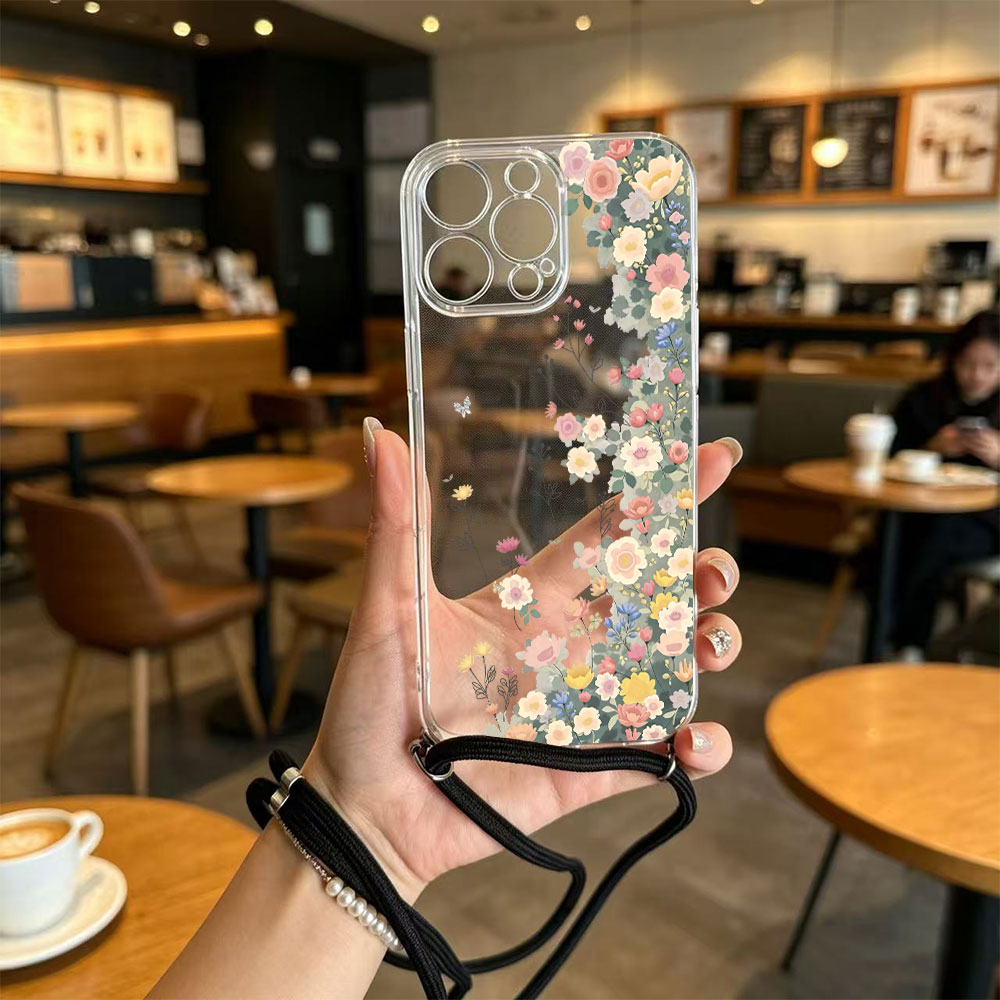 クロスボディランヤードストラップ付きスマホケース iPhon - Phone Bag Crossbody のレビューと価格