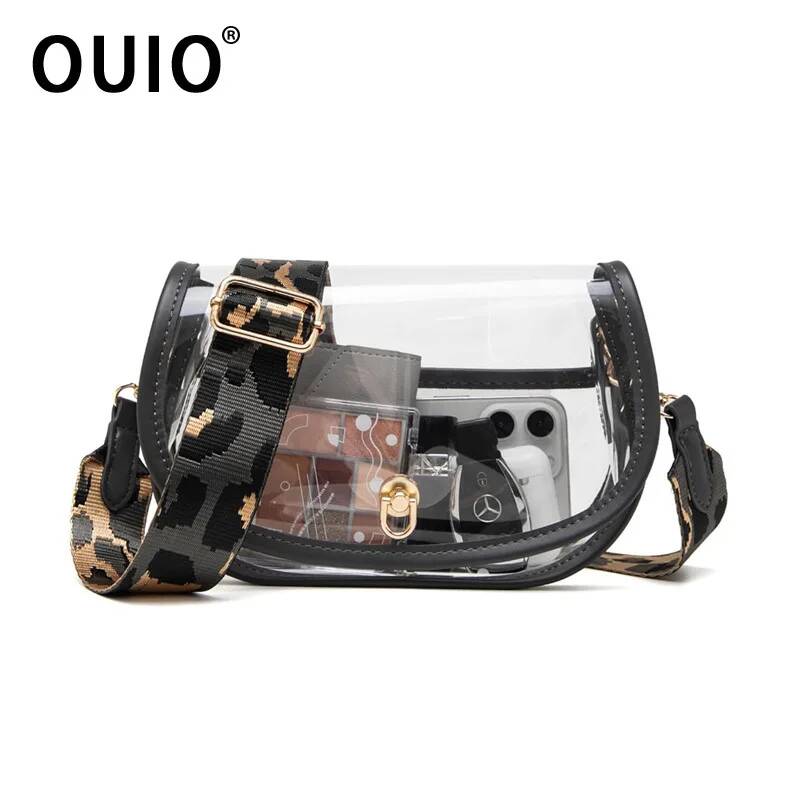 OUIO 電話ポーチ ファッション クリア PVC サドルバ - Women Bags Purses のレビューと価格