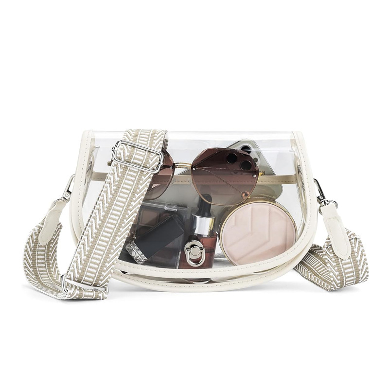 OUIO 電話ポーチ ファッション クリア PVC サドルバ - Women Bags Purses のレビューと価格