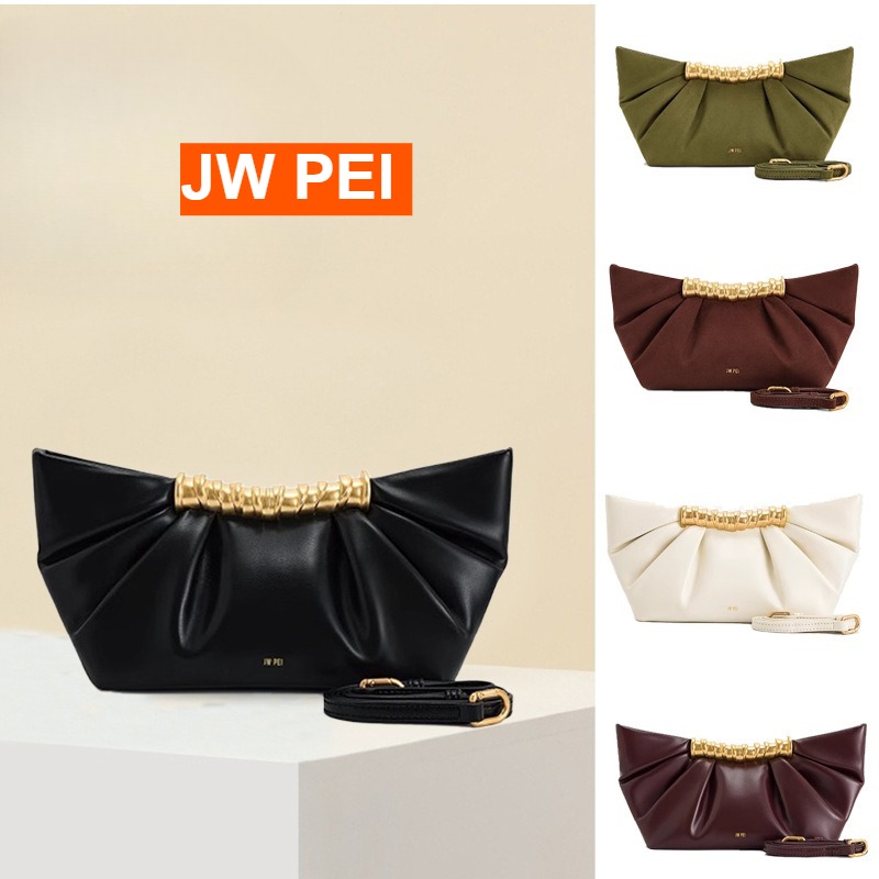 JW PEI レイア プリーツ クラッチ メタル ファッショ - Women Bags Jw Pei のレビューと価格