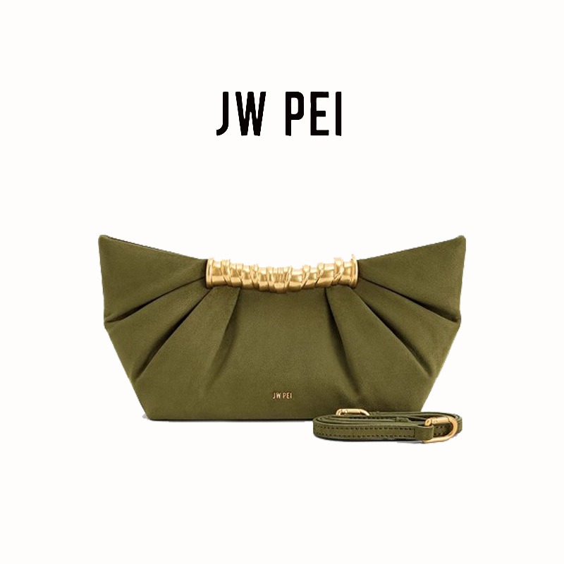 JW PEI レイア プリーツ クラッチ メタル ファッショ - Women Bags Jw Pei のレビューと価格