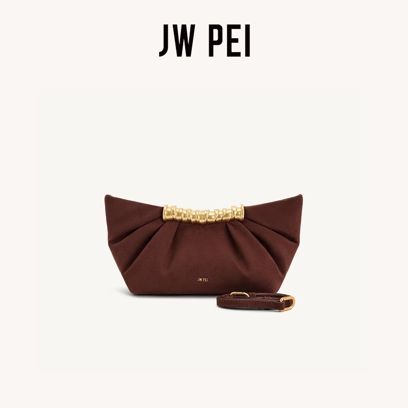 JW PEI レイア プリーツ クラッチ メタル ファッショ - Women Bags Jw Pei のレビューと価格