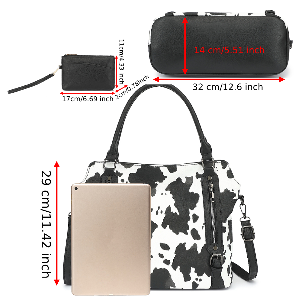 女性用PUレザートートバッグ,クラシックな牛柄のバッグ,大容 - Women Bags Polene のレビューと価格