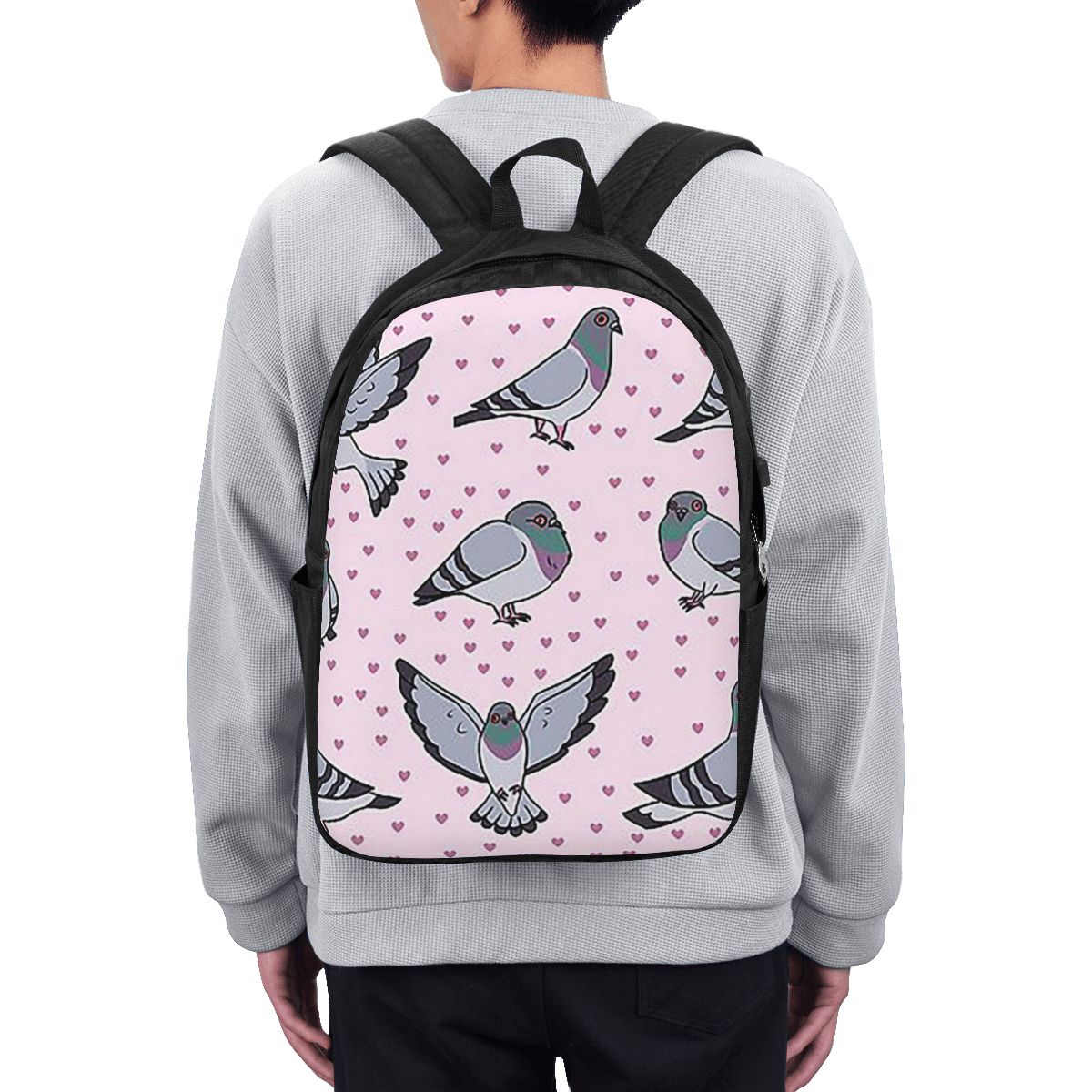 かわいい漫画の鳩パックバックパック旅行ノートブックバッグコン - Women Bags Pack のレビューと価格