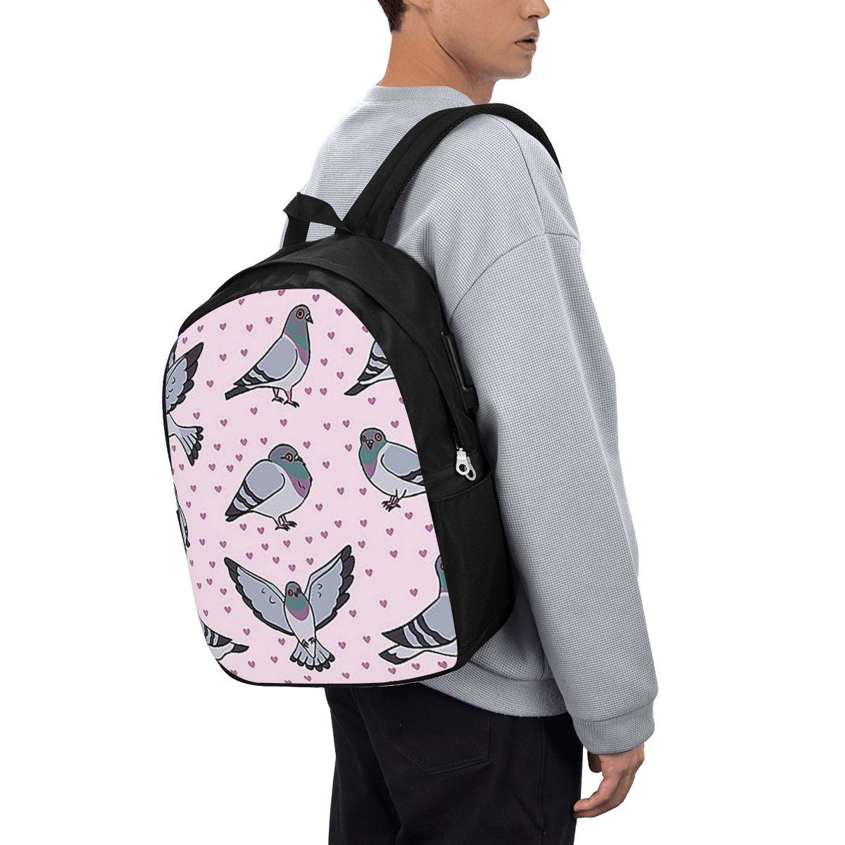 かわいい漫画の鳩パックバックパック旅行ノートブックバッグコン - Women Bags Pack のレビューと価格
