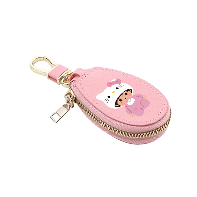 1 個モンチッチ革ジッパーキーウォレット女性ポケットキーホル - Women Bags Purses のレビューと価格