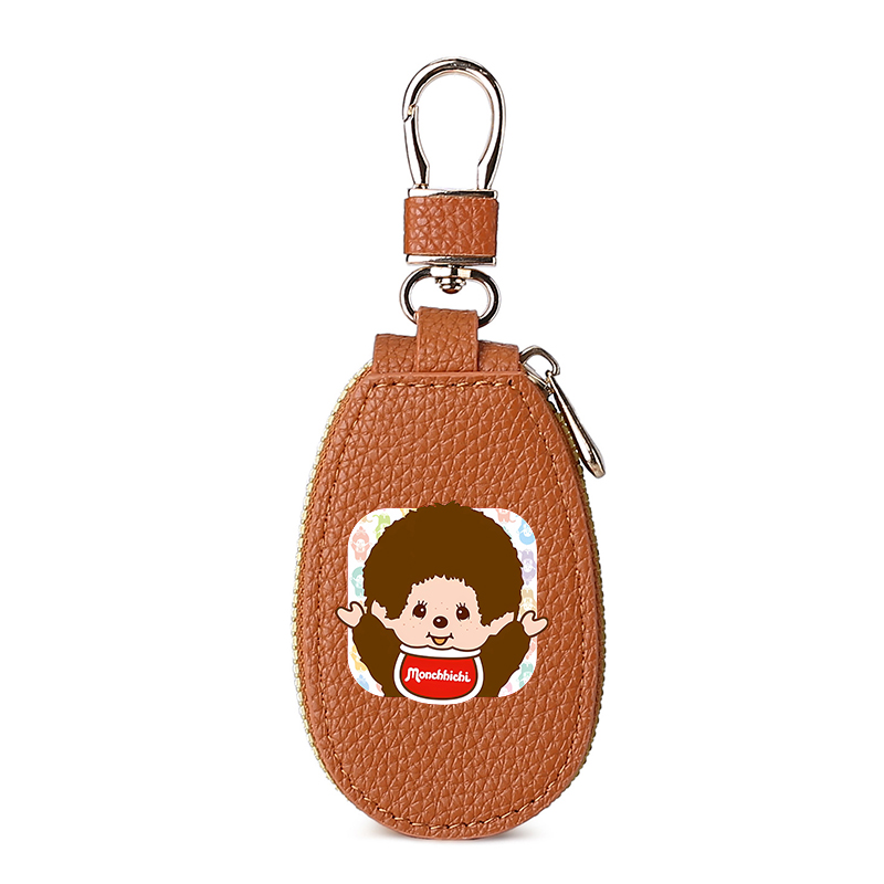 1 個モンチッチ革ジッパーキーウォレット女性ポケットキーホル - Women Bags Purses のレビューと価格