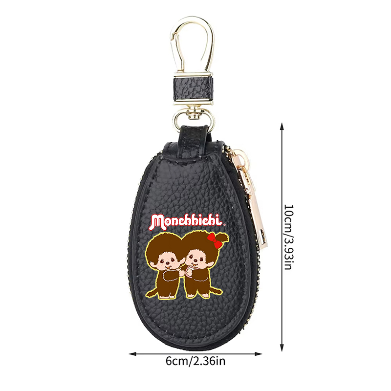 1 個モンチッチ革ジッパーキーウォレット女性ポケットキーホル - Women Bags Purses のレビューと価格