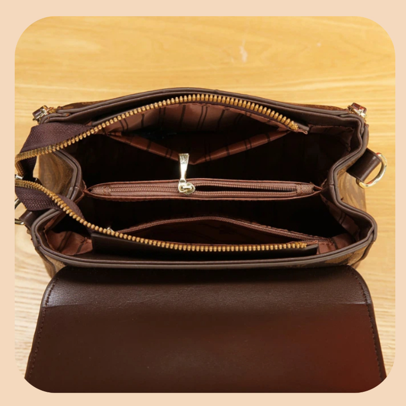 3ピース女性用バッグセット、軽量高級プリント柄女性用クロスボ - Women'S Crossbody Bags のレビューと価格