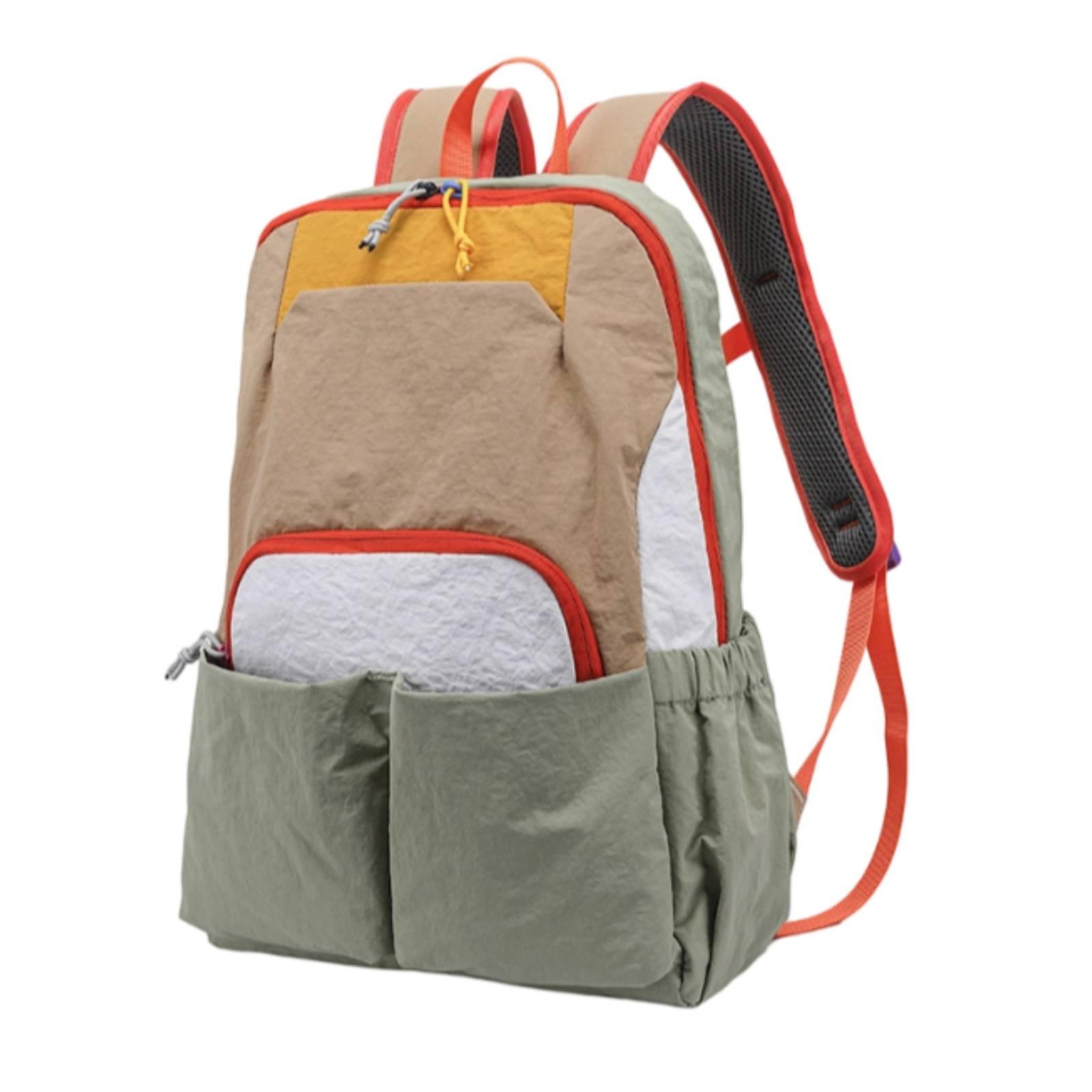 アウトドア旅行用リュックサック クラシック長方形軽量ナイロン - Women Bags Pack のレビューと価格