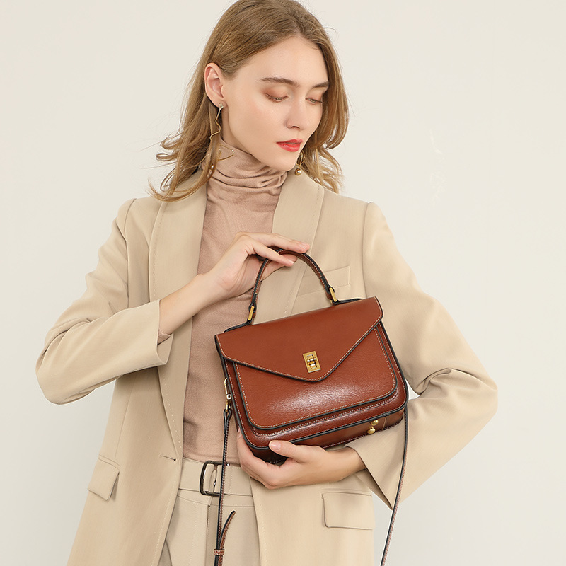 100% 本革ヴィンテージ女性用ショルダークロスボディバッグ - Women Bags Jw Pei のレビューと価格