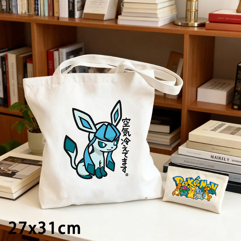 2個セット ポケモン キャンバスバッグとコインケースセット  - Women Bags Purses のレビューと価格