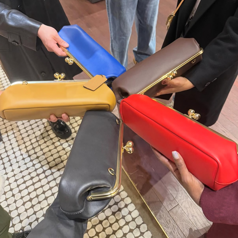 キスロックフレームバッグ 30cm レディース 高級デザイナ - Women Bags Polene のレビューと価格