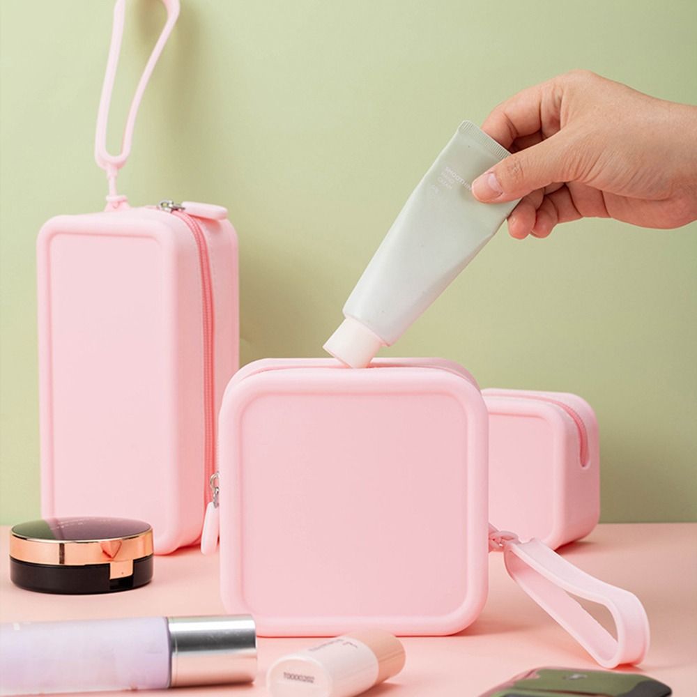 ポータブルシリコン小銭入れ大容量ジッパーイヤホンバッグ防水ソ - Women Bags Purses のレビューと価格