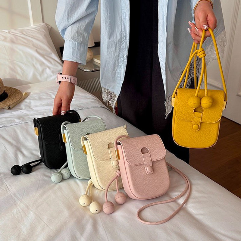 高級ブランドミニイエロークロスボディバッグ女性用ソフト PU - Women Bags Branded のレビューと価格