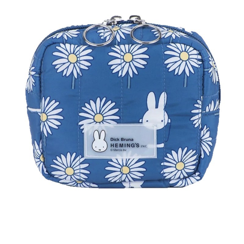 かわいい和風ミッフィーウサギの花柄プリント正方形の化粧バッグ - Women Bags Purses のレビューと価格