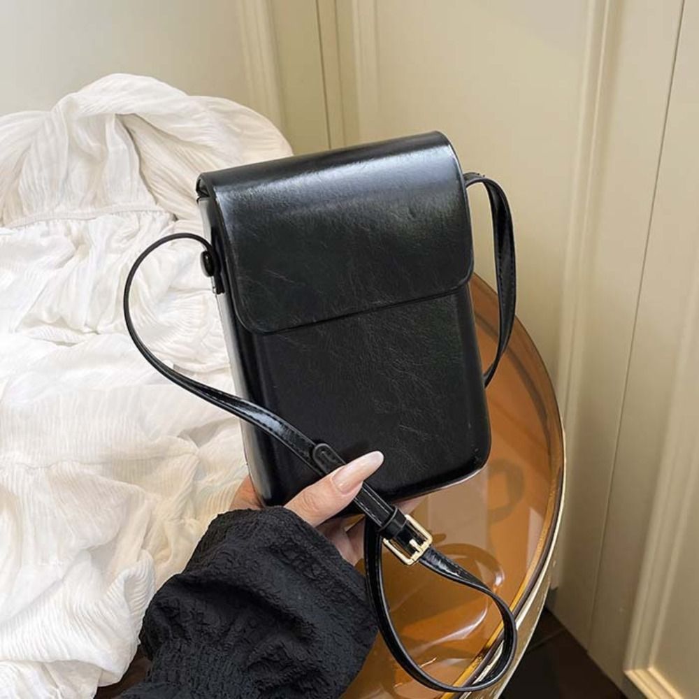 PU レザーフラップクロスボディバッグシンプルな固体大容量女 - Women Bags Purses のレビューと価格