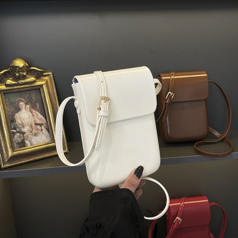 PU レザーフラップクロスボディバッグシンプルな固体大容量女 - Women Bags Purses のレビューと価格